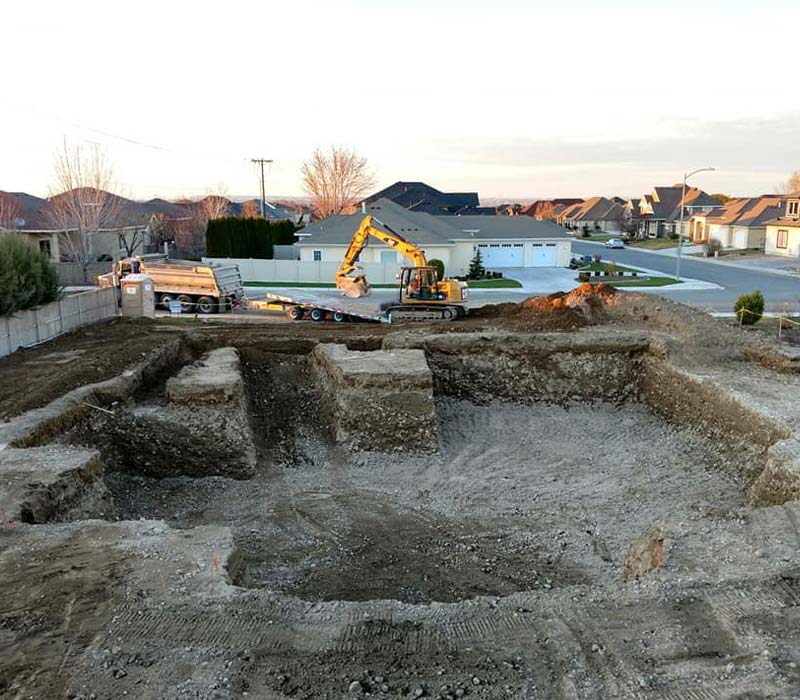 Site preparation for construction